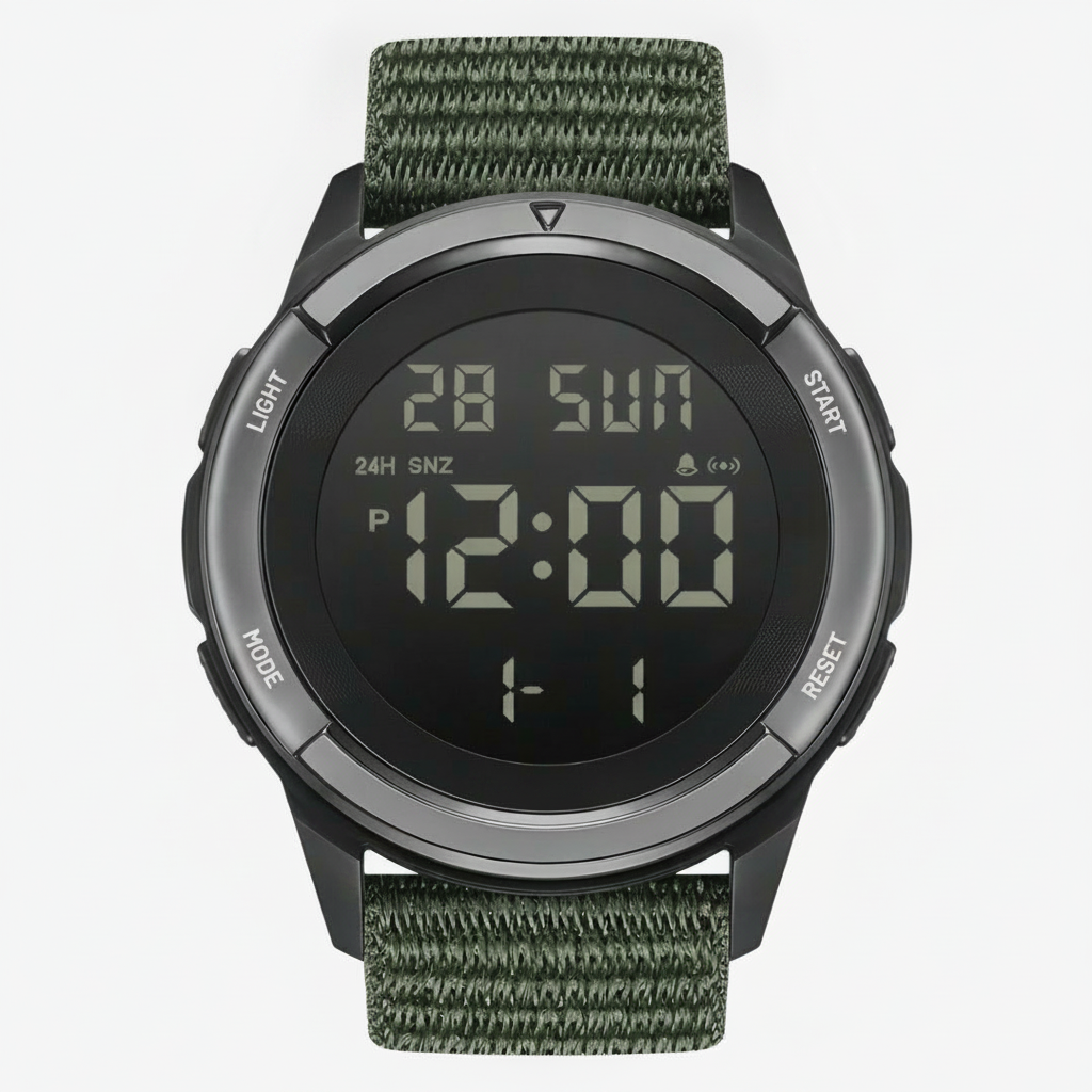 NorthEdge 45 — Digital Carbon Fiber Field Watch for Extreme Adventure